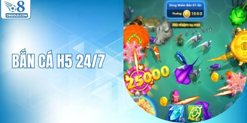 Bắn Cá H5 24/7 - Khám Phá Trò Giải Trí Đỉnh Cao 2026