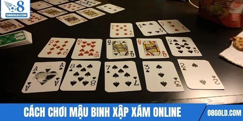 Cách chơi cơ bản của mậu binh xập xám online
