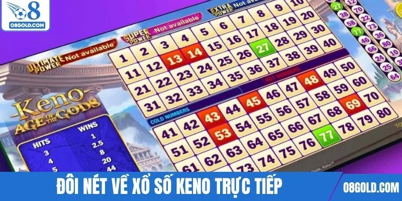 Đôi nét về xổ số keno trực tiếp