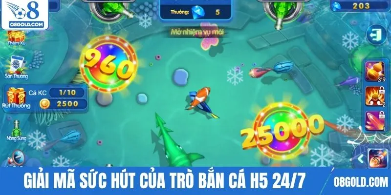 Giải mã sức hút của trò bắn cá H5 24/7